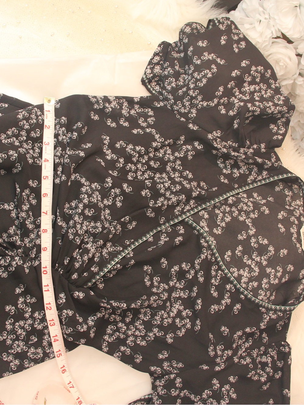 Max Studio Black and White Floral Dress - Picture 12 of 13